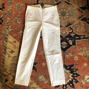 White j.crew Mattie pant